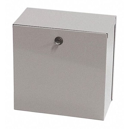 Functional Devices-Rib Keylock Electrical Enclosures, 12-1/2 in H, 7 in D, 12-1/2 in W, NEMA 1, Steel MH3303K