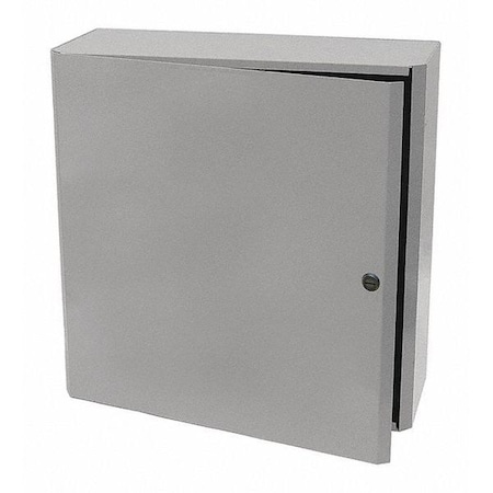 Functional Devices-Rib Coin Latch Electrical Enclosures, 25 in H, 9-1/2 in D, 25 in W, NEMA 1, Steel MH5500-L4