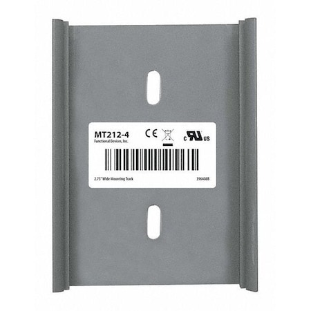 Functional Devices-Rib Mounting Snap Track, 2.75" W x 4" L MT212-4