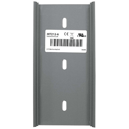 Functional Devices-Rib Mounting Snap Track, 2.75" W x 6" L MT212-6