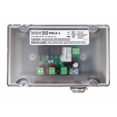 Functional Devices-Rib Enclosed AHU Fan Safety Alarm RIBLB-2