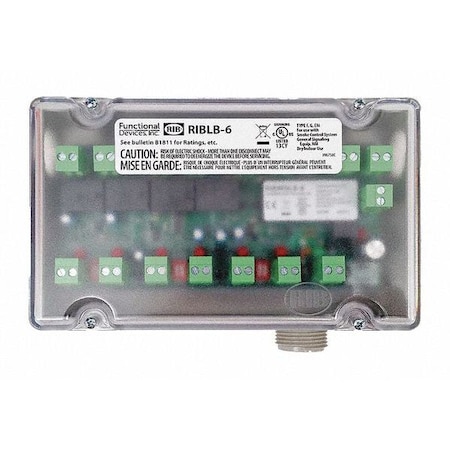 Functional Devices-Rib Enclosed AHU Fan Safety Alarm RIBLB-6