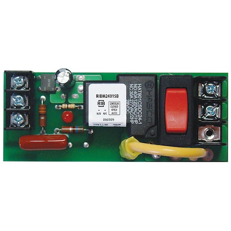 Functional Devices-Rib Track Mount Relay, 20A, SPST/Override RIBM2401SB