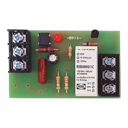 Functional Devices-Rib Track Mount Relay, 15A, SPDT RIBMNU1C