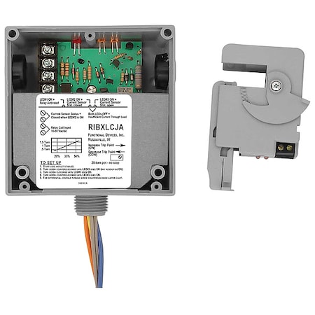 Functional Devices-Rib Enclosed Relay/Remte Split Core, Adj., 10A RIBXLCJA