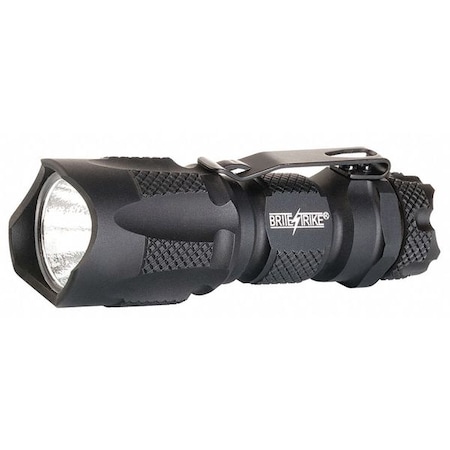 Brite-Strike Handheld Flashlight, Led Black Tactical Handheld Flashlight, 290 lm BD-180-HLS-1C