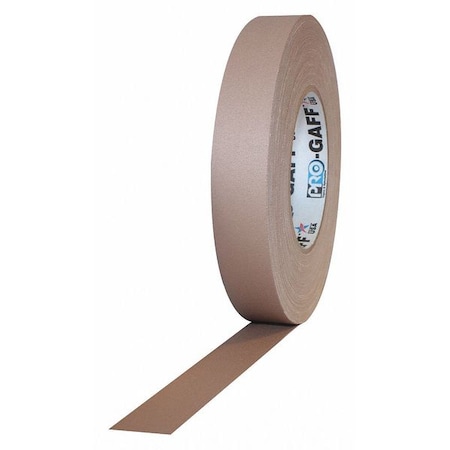 Protapes Matte Cloth Tape, 1x55yd., Tan Cloth PRO-GAFF