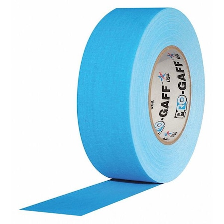 Protapes Matte Cloth Tape, 2x50yd., FL Blue Cloth PRO-GAFF