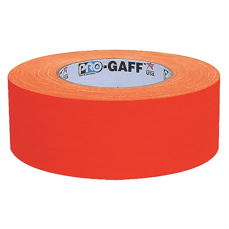 Protapes Matte Cloth Tape, 2x50yd., FL Orange PRO-GAFF