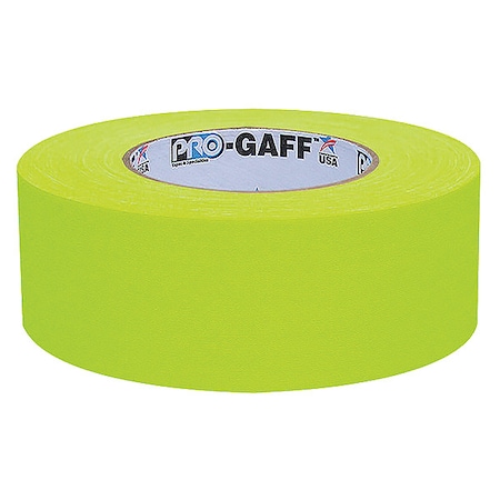 Protapes Matte Cloth Tape, 2x50yd., FL Yellow PRO-GAFF
