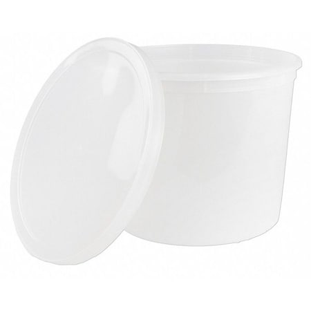Medegen Medical Products Container Lab w/Lid, 168 oz., PK25 02735