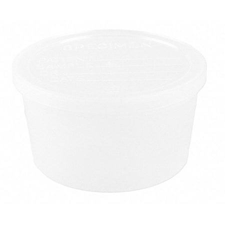Medegen Medical Products Container Lab w/Lid, 8 oz., PK250 02727