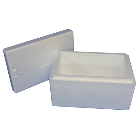 Polar Tech Industries Insulated Shipping Bio Foam & Carton, 1-5 Day, Inside Depth: 8-1/4" 245C