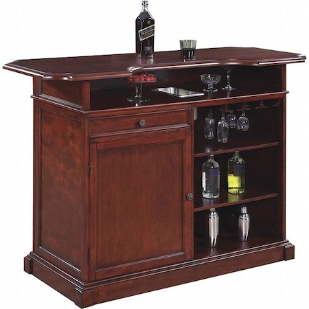 Hathaway Ridgeline Home Bar Set w/Storage, 5 ft. BG2728