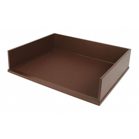 Victor Stacking Letter Tray, Brown, Brown, 13.2" W, 3.1" H, 10.6" D B1154