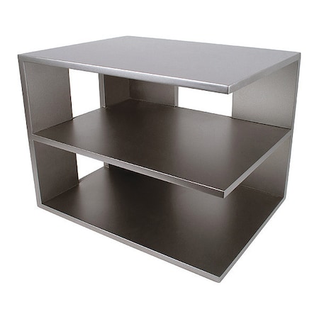 Victor Corner Shelf, Silver, Silver, 13.2" W, 9.8" H, 9.7" D S1120