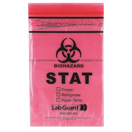 Medegen Medical Products Specimen Transport Bag, 6x9", PK1000 4001