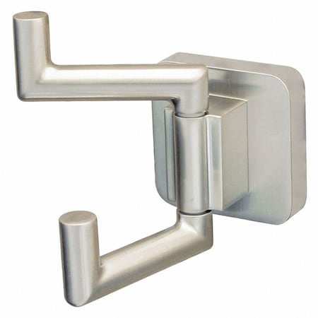 Speakman Bathroom Hook, Brass, Brushed, 4 3/4 in W SA-2408-BN