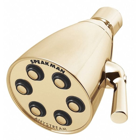Speakman Icon 6 Showerhead, 2.0 gpm, Polished Brass S-2252-PB-E2