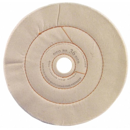 Dico Cushion Sewn Buffng Wheel, 2" dia. x 1/2" 7000121