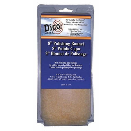 Dico Synthetic Tie-on Bonnet, 7"-8", PK5 7410831