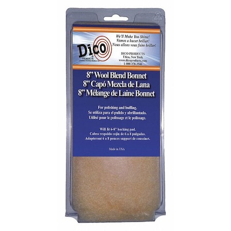 Dico Blended Lambswool Tie-on Bonnet, 7-8", PK5 7410821