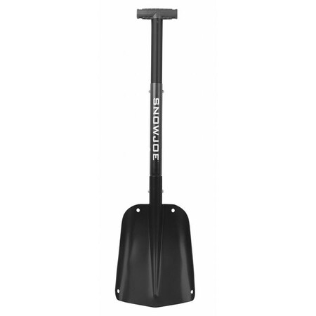 Snow Joe ATJ401M-BLK All-Purpose Aluminum Telescoping Compact Utility Shovel, Black
