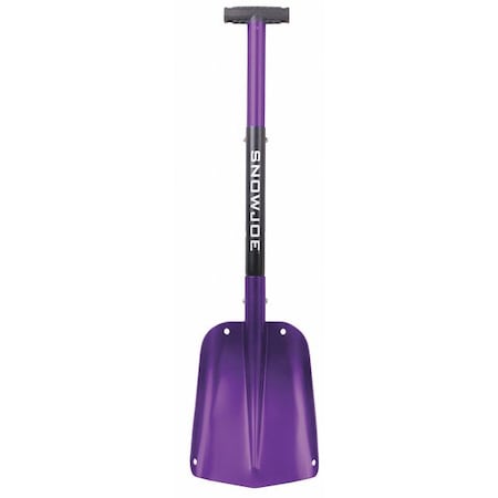 Snow Joe ATJ401M-PRP All-Purpose Aluminum Telescoping Compact Utility Shovel, Purple
