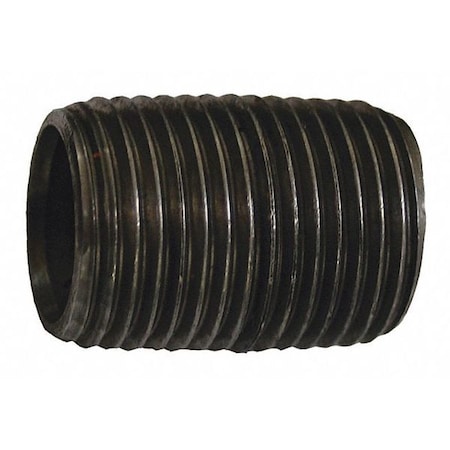 Jones Stephens 1-1/2" Close Black Pipe Nipple 31500