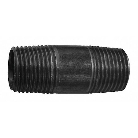 Jones Stephens 1/2" x 10" Black Pipe Nipple 30510