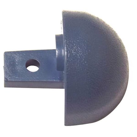 Pawling End Cap, Interior, 1-1/8 In, Vinyl, Blue EBT-31-0-265