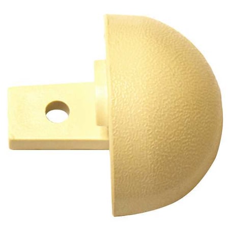 Pawling End Cap, Interior, 1-1/8 In, Vinyl, Eggshell EBT-31-0-370