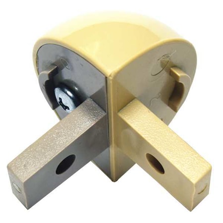Corner, PVC, Tan, 1 1/8 in L, 2 in H