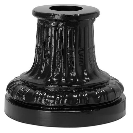 Tapco Decorative Sign Post Base Vulcan Black, ft. Aluminum 203-00024 | Zoro