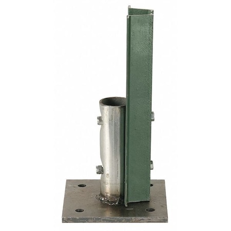Tapco Anchor for U-Channel Post, U-Channel, , Galvanized steel Silver, 6 in L, 6" D 034-00143SM