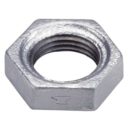 Anvil 1/4" FNPT Galvanized Hex Locknut 0319913364