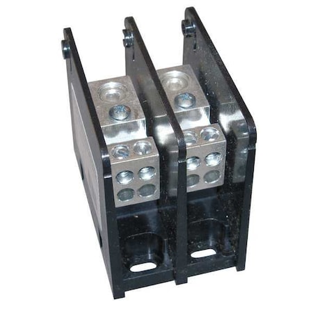 Mersen Power Distribution Block, Open, 2 Pole, 175 A Copper, 1,000 V AC/DC, Screw MPDB63132