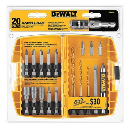 Dewalt RAPID LOAD(R) Accessory Sets with ToughCase(R)+ DW2503