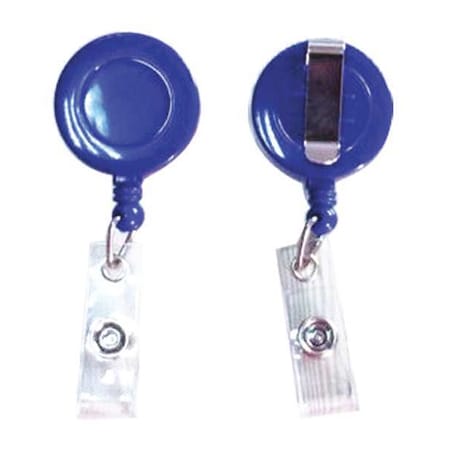 Zoro Select Badge Holder, Blue, Single Color, 10 PK 25DU61