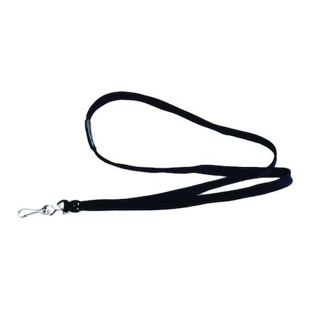 Zoro Select Badge Lanyard, Black, PK10 25DU62