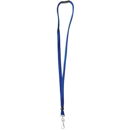 Zoro Select Lanyard, Blue, Single Color, 10 PK 25DU63