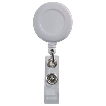 Zoro Select Badge Holder, White, Single Color, 10 PK 25DU68