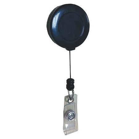 Zoro Select Badge Holder, Black, Single Color, 10 PK 25DU69