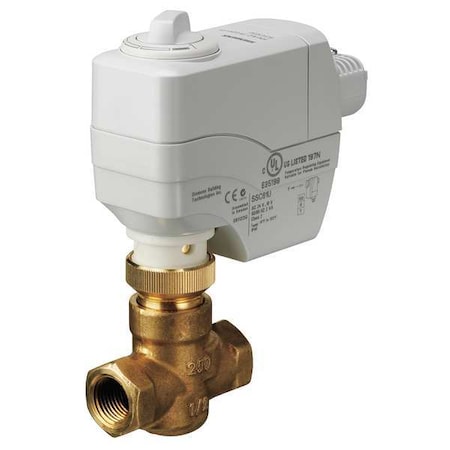 Siemens Zone Valve, Globe, 1/2 in. NPT 259-02000