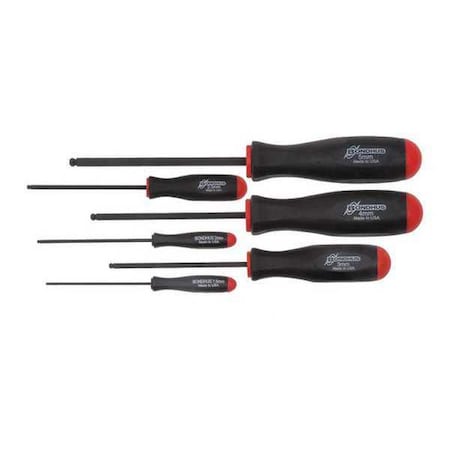 Bondhus Set 6 Ball End Screwdrivers 10686