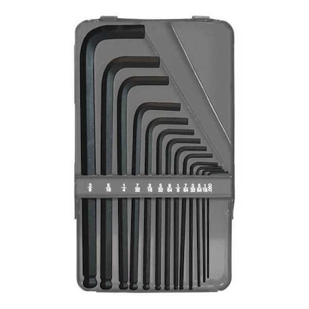Bondhus 13 Piece SAE L-Shape Hex Key Set, 10933 10933