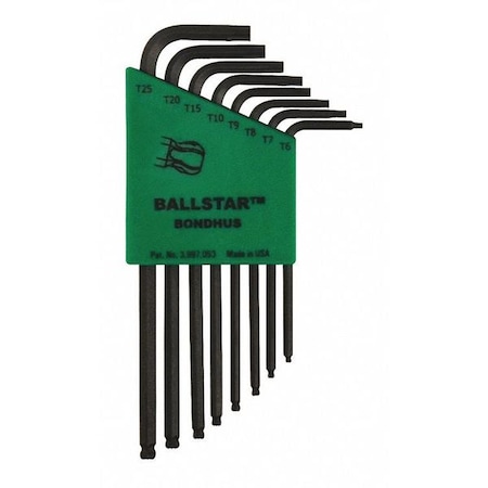 たあぼす Bondhus 8 Piece Torx? L-Shape Torx? Key Set, 11331 11331 | Zoro
