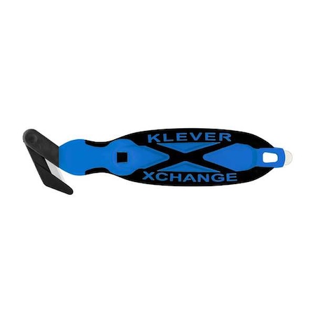 Klever Hook-Style Safety Cutter, Fixed Blade, Safety Recessed, Polymer KCJ-XC-30B