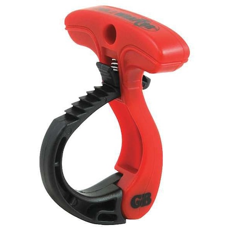 Gardner Bender Cable Wraptor, 1-1/2 in L, 1 in Max Bundle Dia., Black, Red, Stainless Steel, 25 lb Strength CW-T1RR50