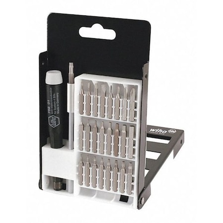Wiha Phillips, Slotted, Hex, TORX Bit 133mm, Drive Size: 4mm Hex , Num. of pieces:27 75994